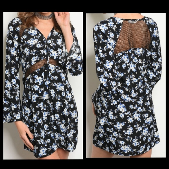 Dresses & Skirts - 💋 BLACK BLUE OFF WHITE DRESS -101